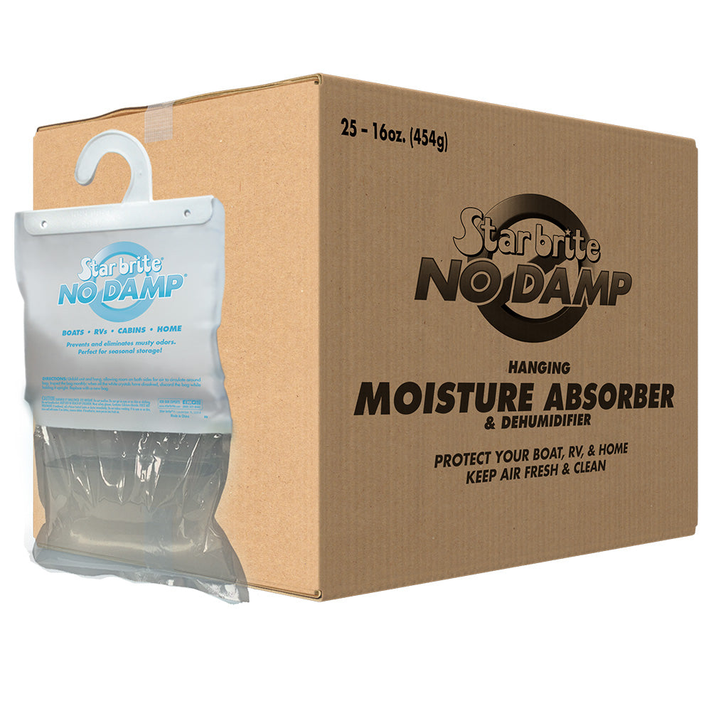 Star brite No Damp Moisture Absorber Dehumidifier Hanging Bag - 16 oz *25 Pack [85472]