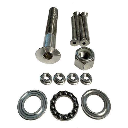 Sea Swivel Replacement Mount Hardware Kit w/5" Main Bolt, Nut, Bearing, 4-Bolt Package of Mounting Hardware [SEA-HDM-HARDWARE-KIT]