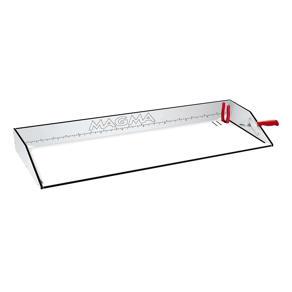 Magma First Mate Cutting Serving Table w/Engraved Ruler - 31" Long x 12.5" Deep x 3 7/8" High [T10-503B]