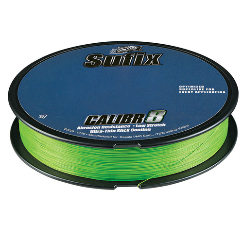 Sufix Calibr8 Braid 300yds 40lb - Neon Lime [694-140L]
