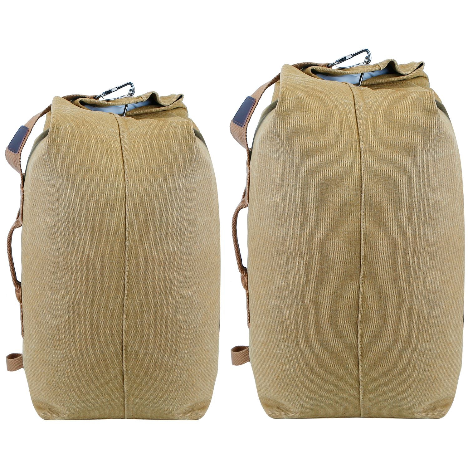 Canvas Backpack Outdoors 25L Travel Laptop Bag Camping Hiking Tactical Military