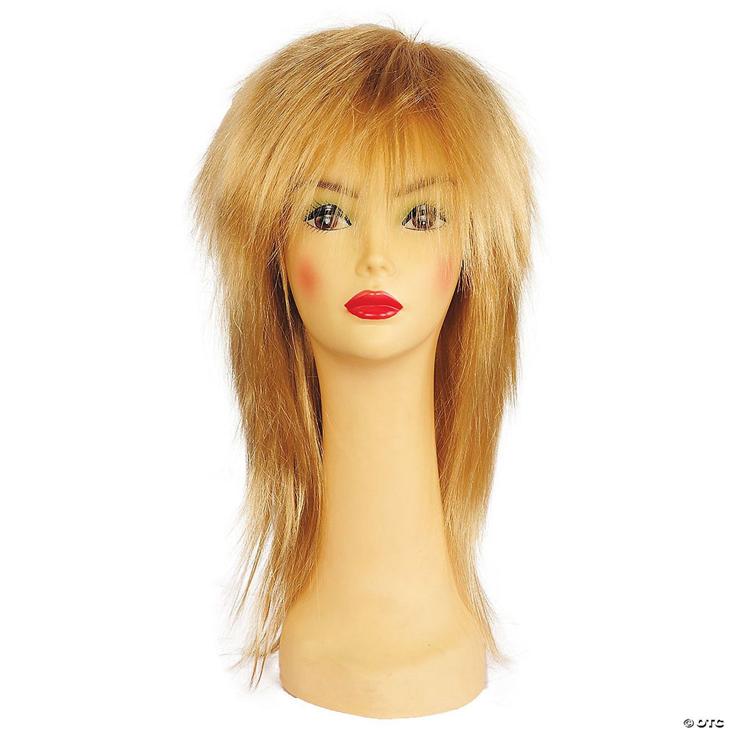 Long Punky Shag Wig Champagne Blonde 22