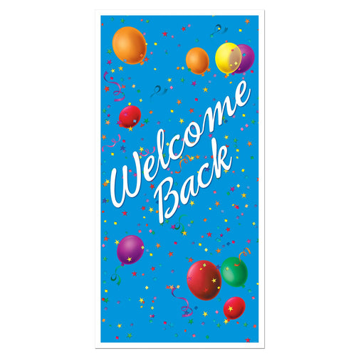 Beistle Welcome Back Door Cover - General Occasion | Party Supply | Decoration