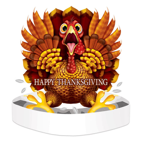Beistle Wild Turkey Headband - Thanksgiving/Fall | Party Supply | Decoration