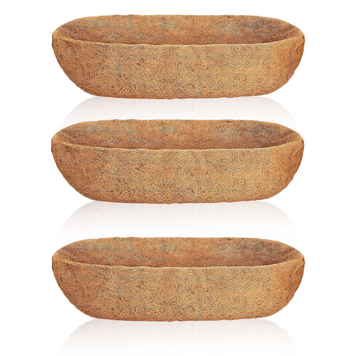 3Pcs 24in/30in/36in Trough Coco Liners For Planters Coconut Coir Planter fo 9921