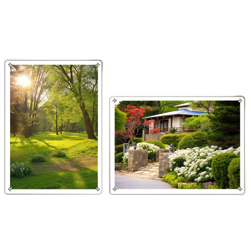 4Pcs Acrylic Photo Frames 5x7In Photo Display Vertically Horizontally Free