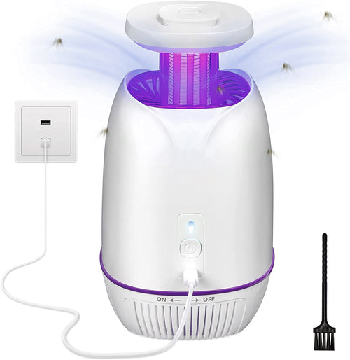Plug-in Mosquito Zapper Max 1076Sq.Feet Range Electric Fly Zapper with 3 Modes