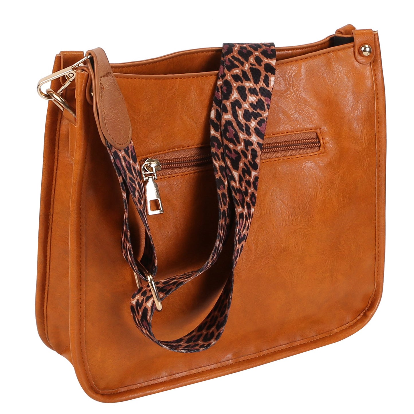 Women Fashion Leather Crossbody Bag Shoulder Bag Casual Handbag with Flexible