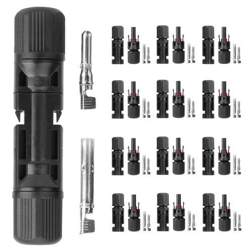 10 Pairs Solar Panel Connectors Solar Wire Adapter Male/Female IP67 Waterproof