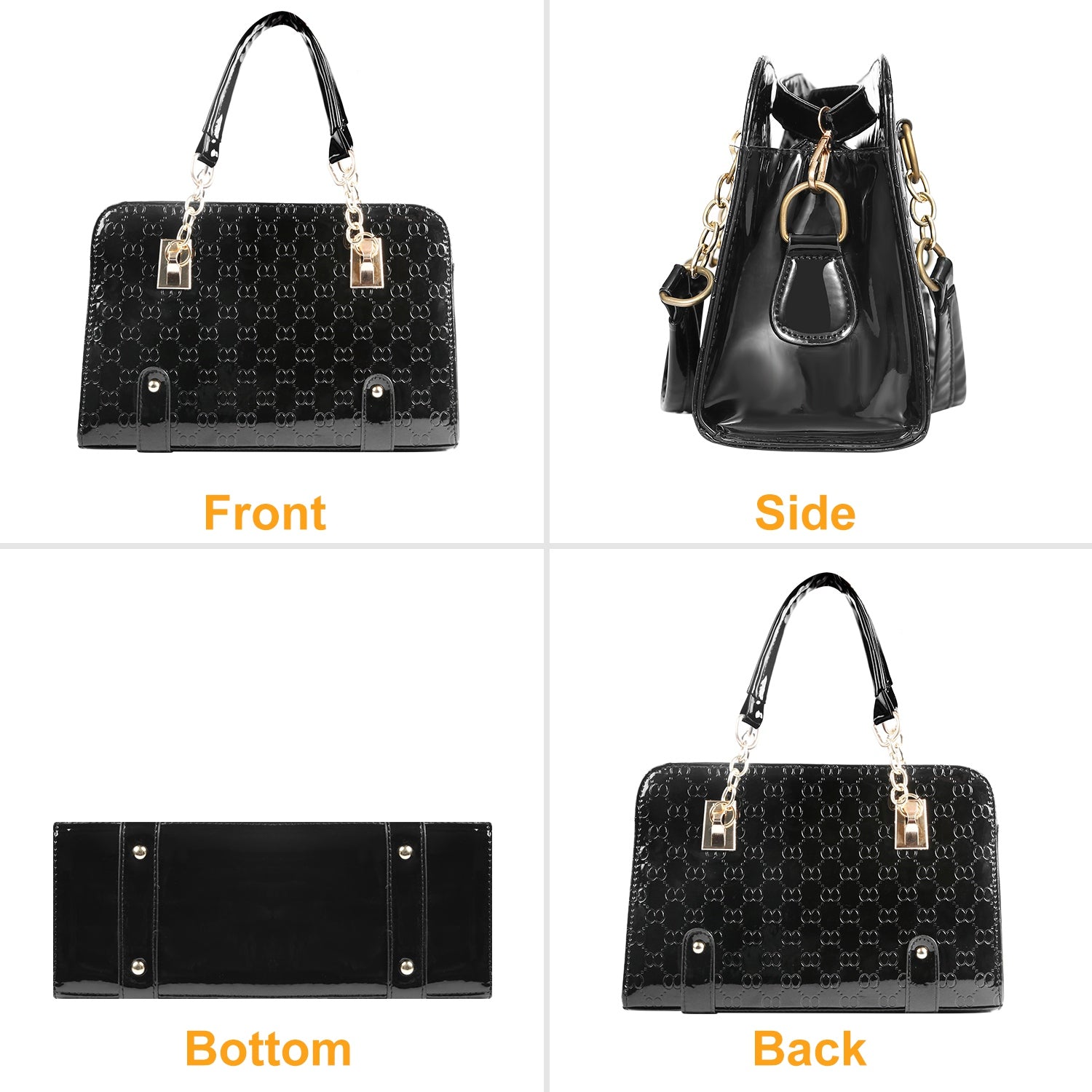 Women s Fashion Leather Handbag Lady Purses Tote Bags Shoulder Satchel