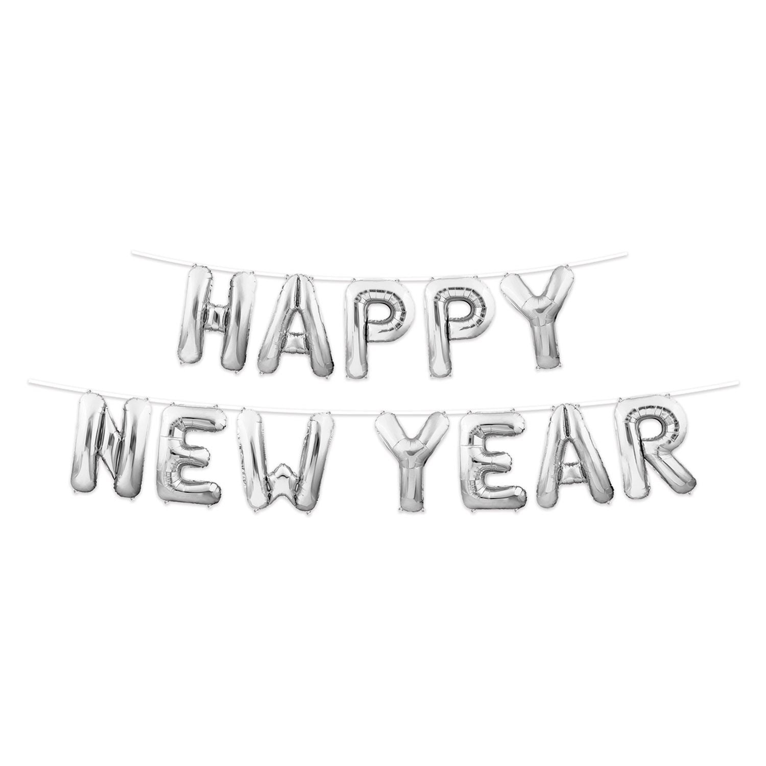 Beistle Happy New Year Balloon Streamer - New Years | Party Supply
