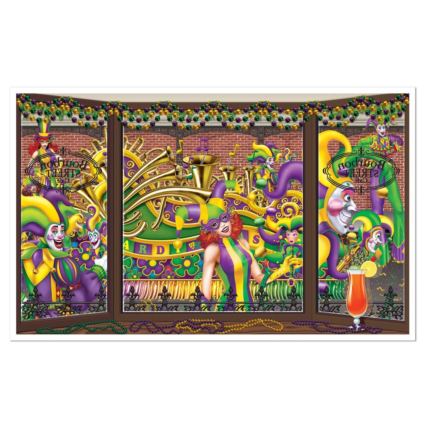 Beistle Mardi Gras Insta-View | Party Supply | Decoration