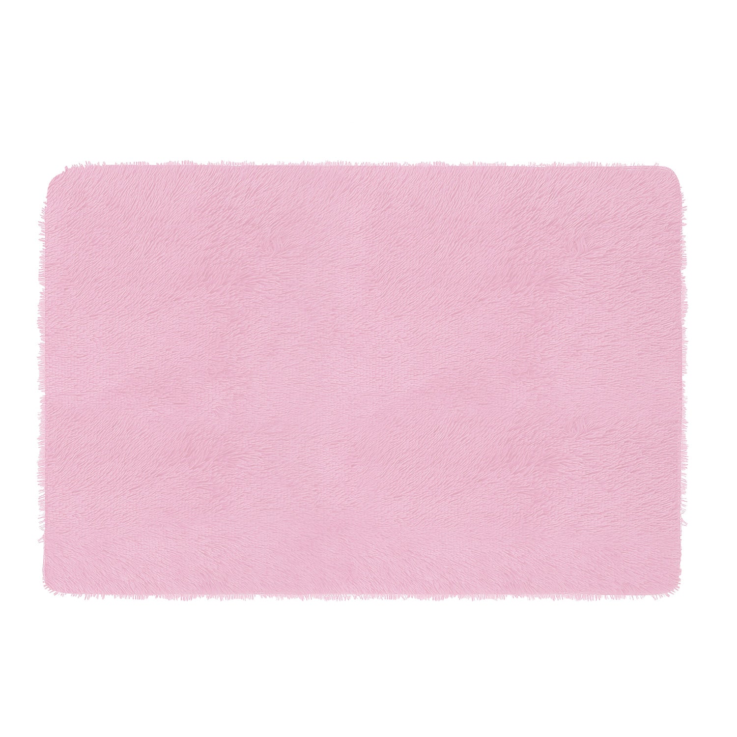 Fluffy Bedroom Rug 4’ x 2.6’ Anti-Skid Shaggy Area Rug Decorative Floor Car 8129
