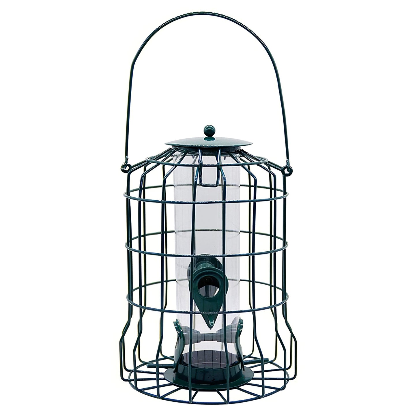 Outdoor Wild Bird Feeder Squirrel-Proof Chew-Proof Metal Hanging Seed Feeder