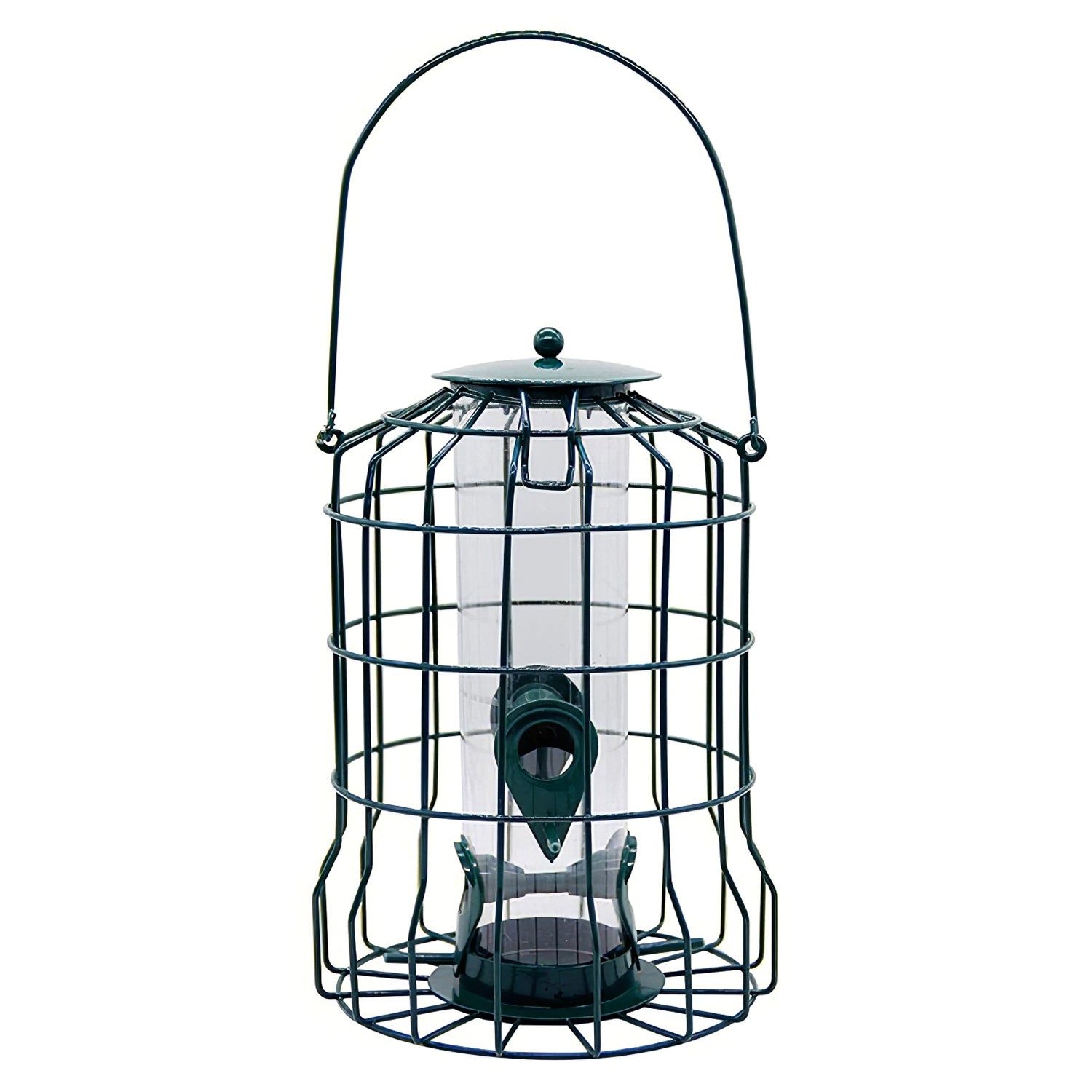 Outdoor Wild Bird Feeder Squirrel-Proof Chew-Proof Metal Hanging Seed Feeder