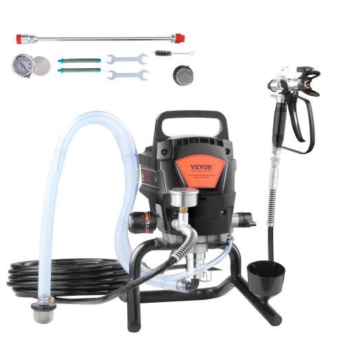 950W Stand Airless Paint Sprayer 3000PSI High Efficiency Electric Airless