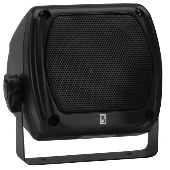 Poly-Planar MA-840 80 Watt Subcompact Box Speaker - Black [MA840B]