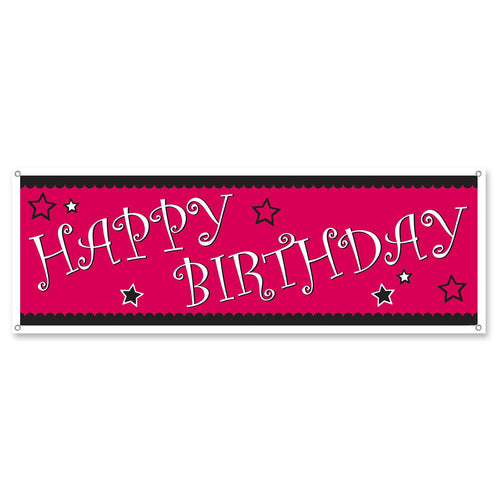Beistle Happy Birthday Sign Banner | Party Supply | Decoration