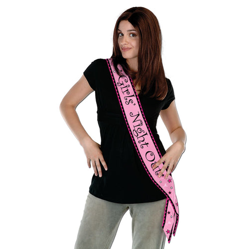 Beistle Girls' Night Out Satin Sash - Bachelorette | Party Supply | Decoration