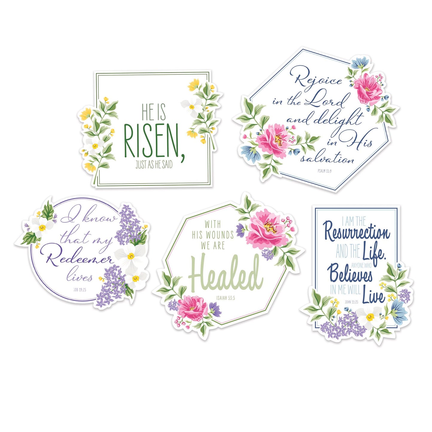 Beistle He Is Risen! Cutouts - Easter | Party Supply | Decoration