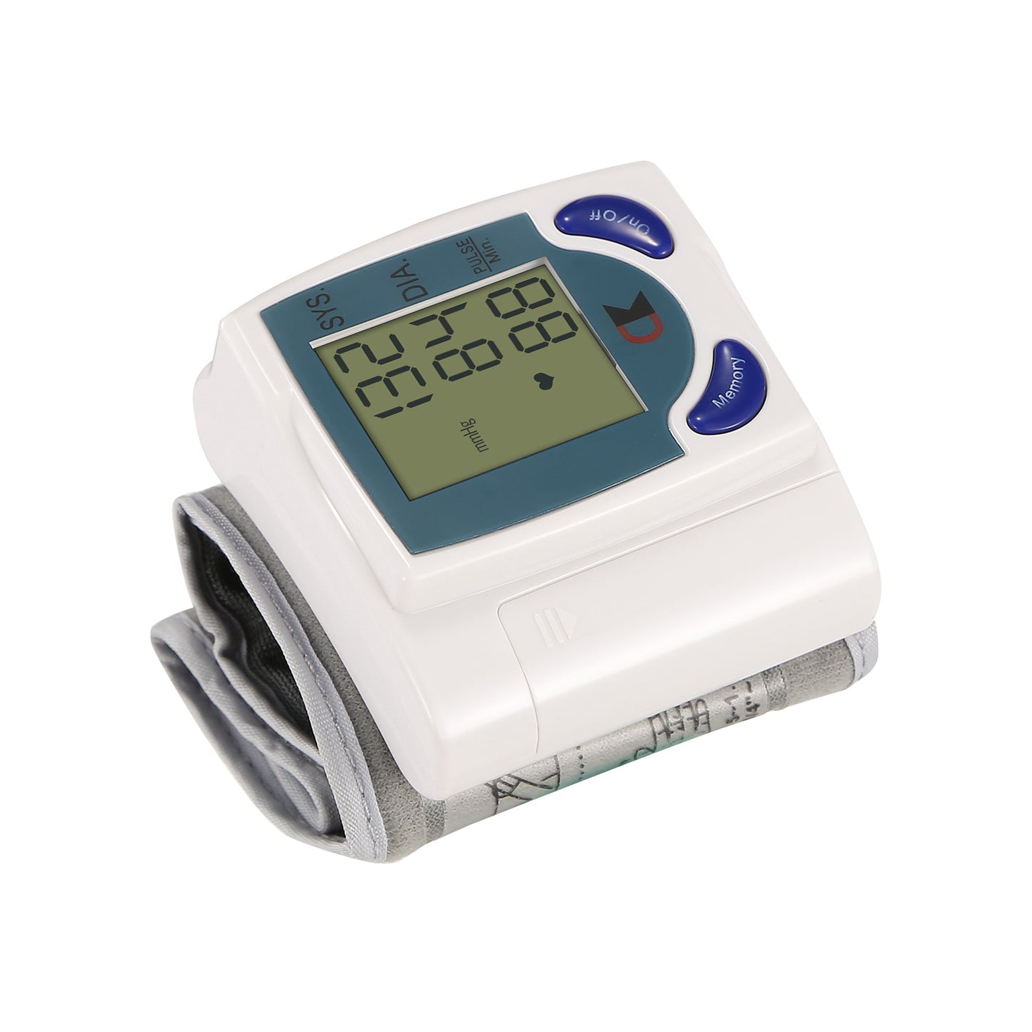 Blood Pressure Monitor Wrist Digital High Blood Pressure Cuff Heartbeat Tester