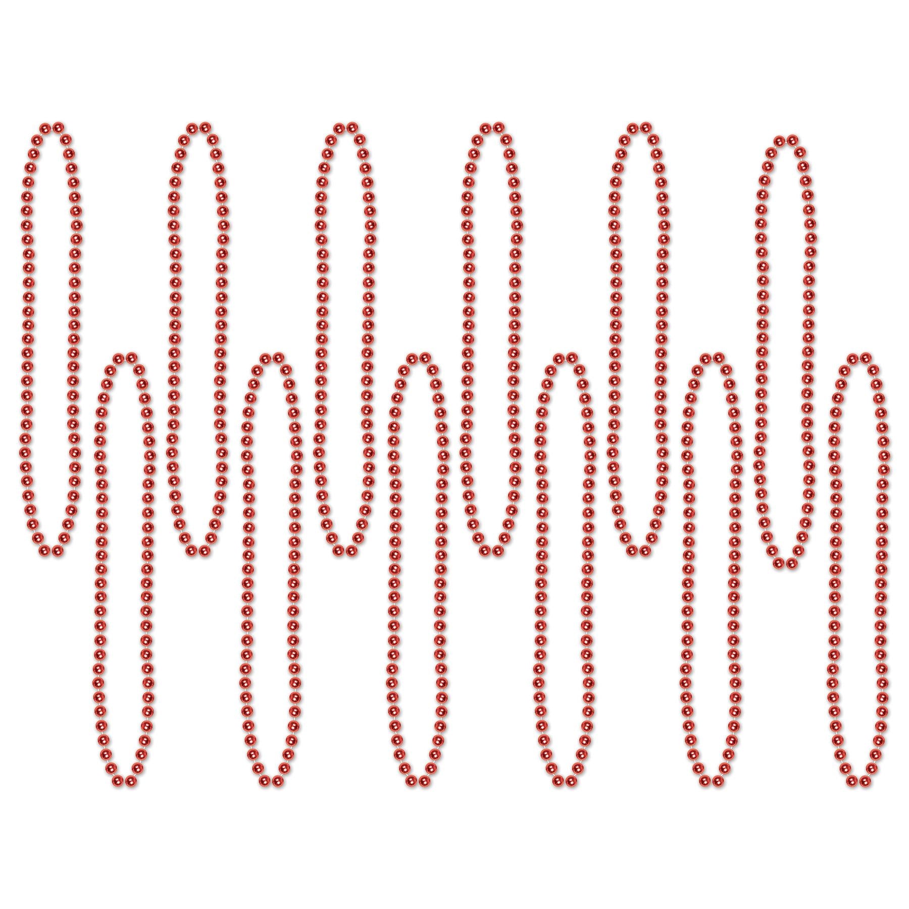 Beistle Red Party Beads - General Occasion | Party Supply | Decoration