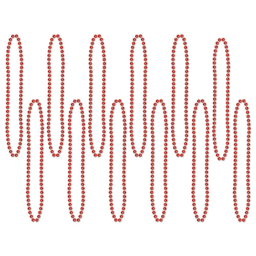 Beistle Red Party Beads - General Occasion | Party Supply | Decoration