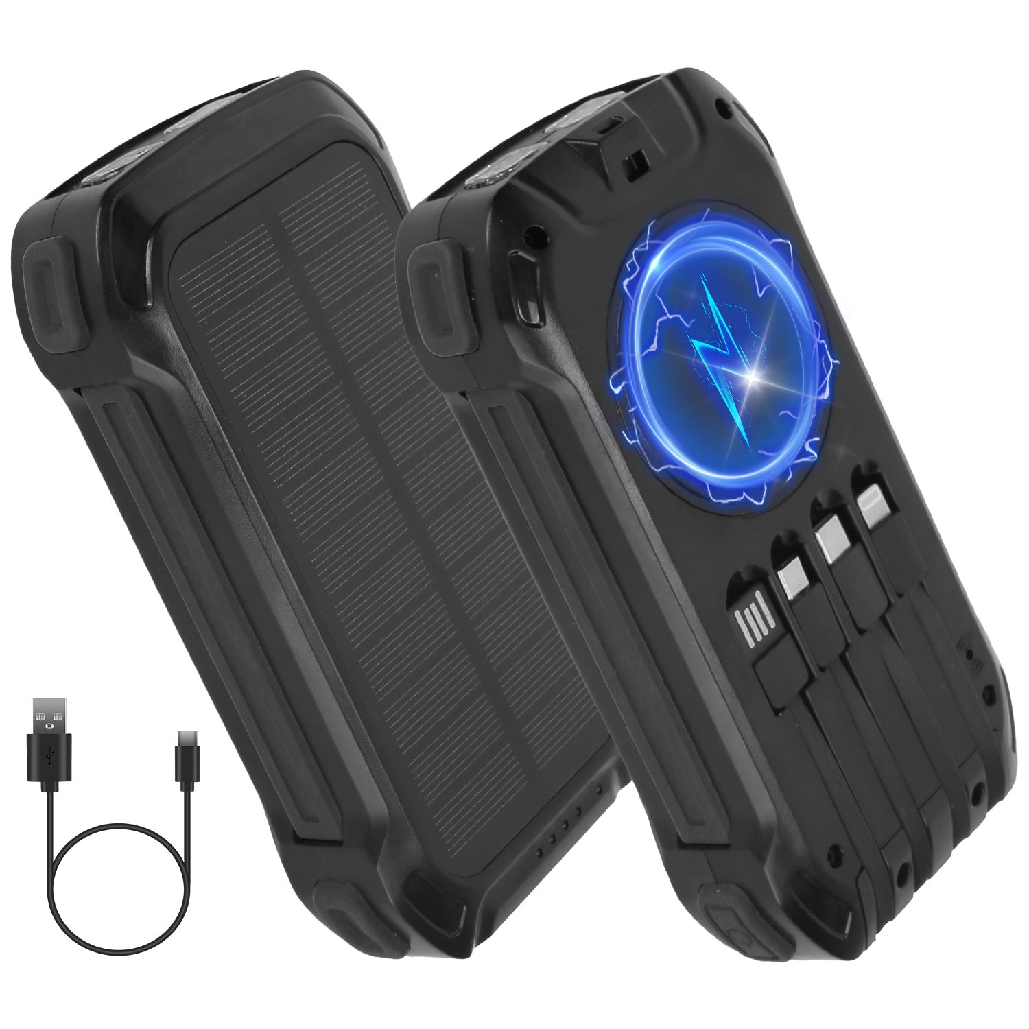 Portable Solar Charger 49800mAh Power Bank External Battery Pack 22.5W PD Fast
