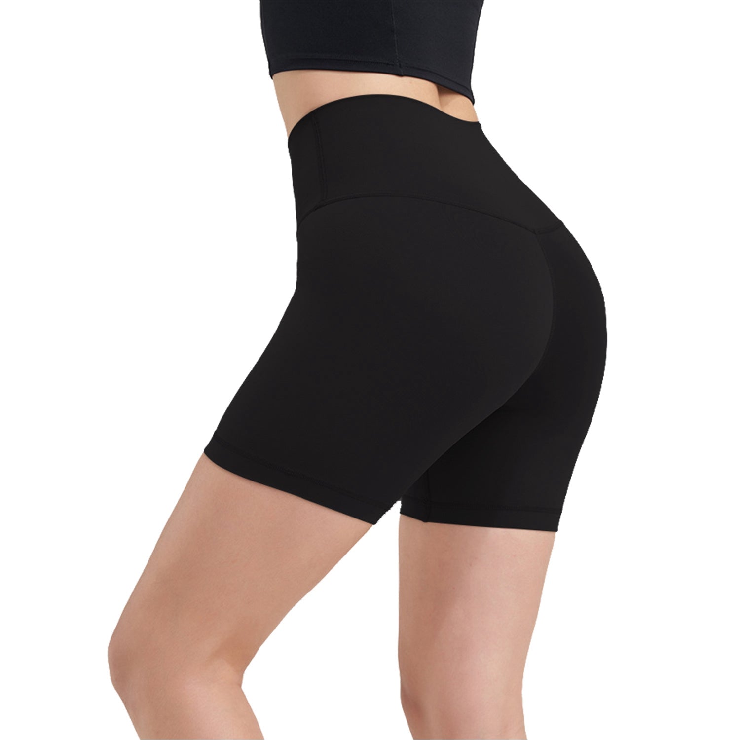 Women s High Waist Biker Shorts Tummy Control Pants Athletic Leggings Spandex