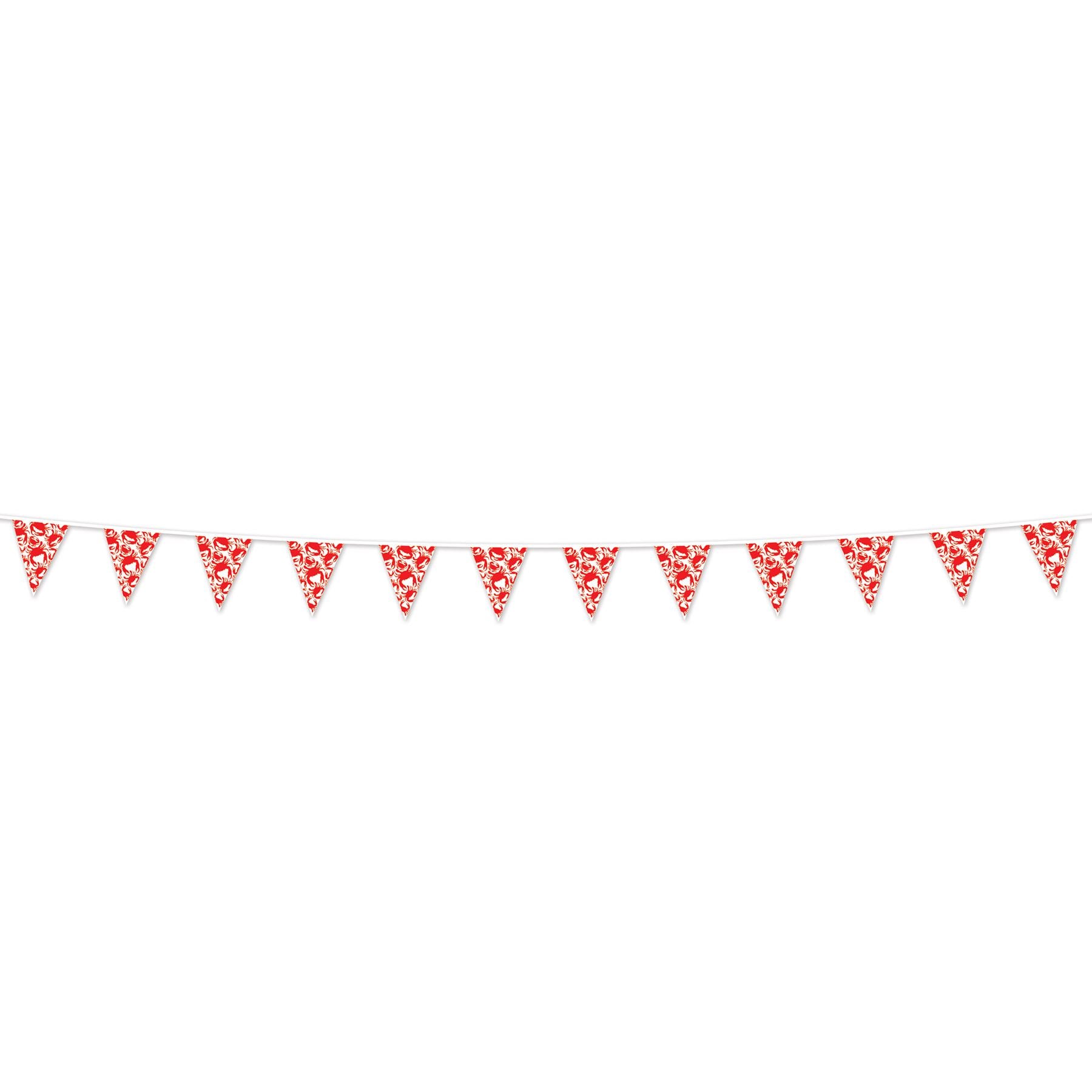 Beistle Crab Pennant Banner - Luau | Party Supply | Decoration