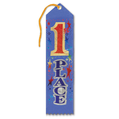 Beistle 1st Place Ribbon - Sports | Party Supply | Decoration | Favor | Award