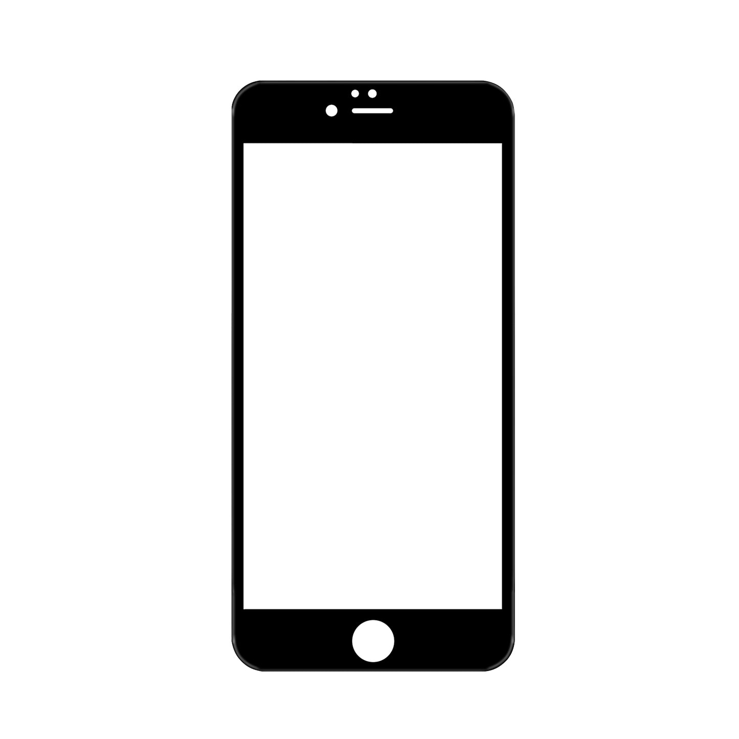 Screen Protector for iPhone 6 Plus 3D Edge Tempered Glass Phone Screen Saver HD