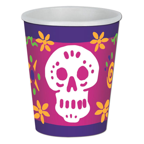 Beistle Day Of The Dead Beverage Cups | Party Supply | Decoration