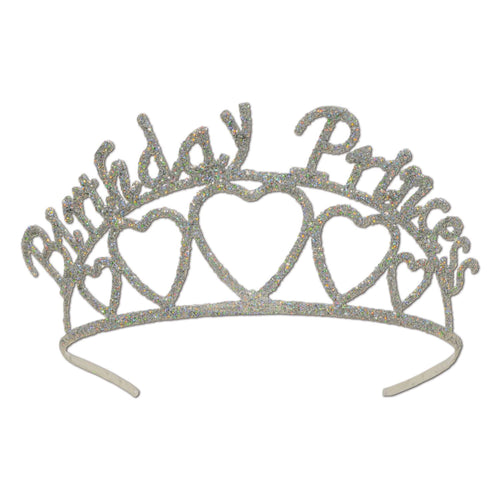 Beistle Glittered Birthday Princess Tiara | Party Supply | Decoration