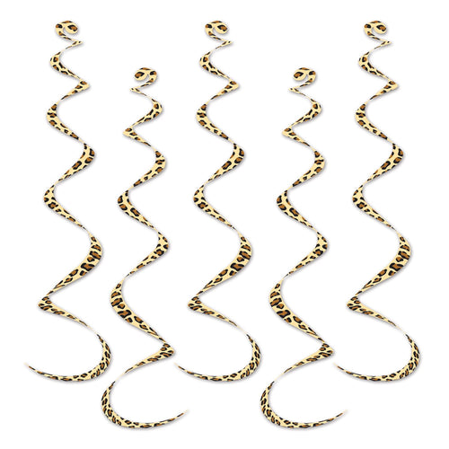 Beistle Printed Leopard Print Whirls - Jungle | Party Supply | Decoration
