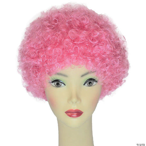 Adults Light Pink Bargain Afro Wig