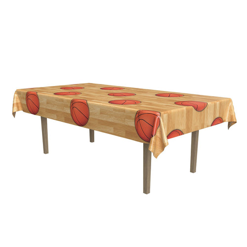 Beistle Basketball Tablecover | Party Supply | Decoration