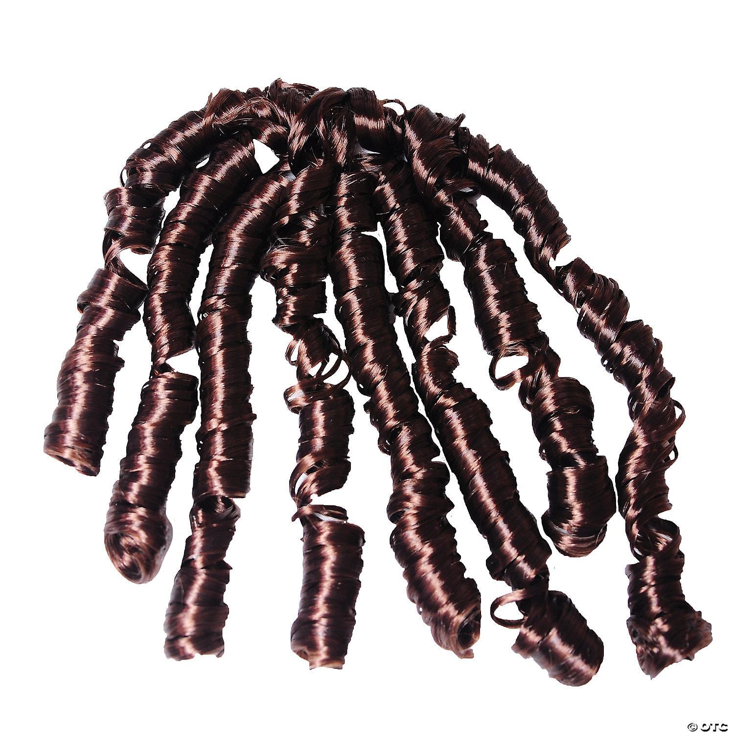30" Curly Braid Hairpiece MT737 Med Brown Red 30 | Brown/Red