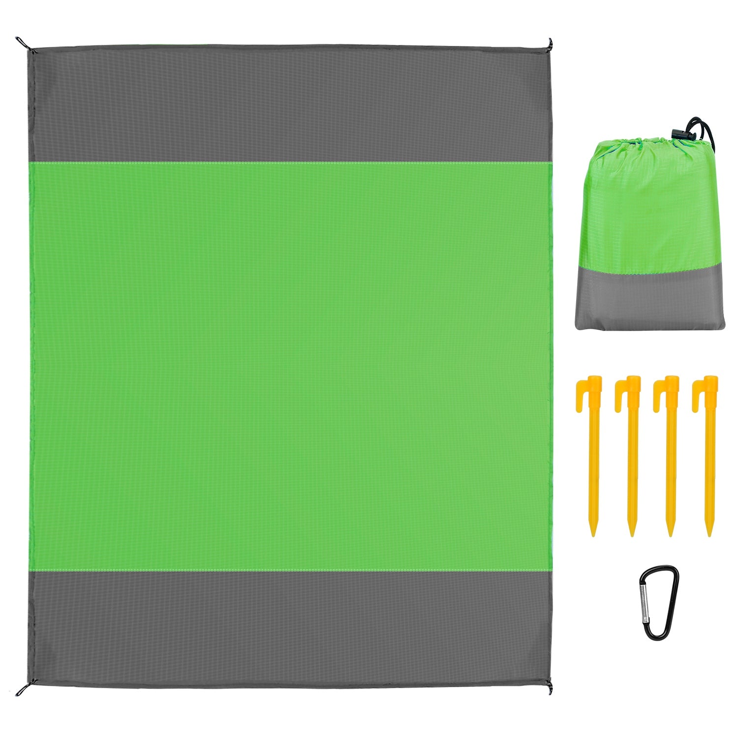 108x96.46in Sand Proof Picnic Blanket Water Resistant Foldable Camping Beac 4553