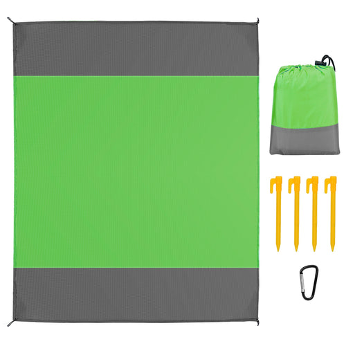 108x96.46in Sand Proof Picnic Blanket Water Resistant Foldable Camping Beac 4553