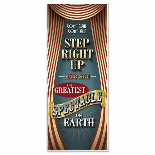 Beistle Vintage Circus Door Cover | Party Supply | Decoration