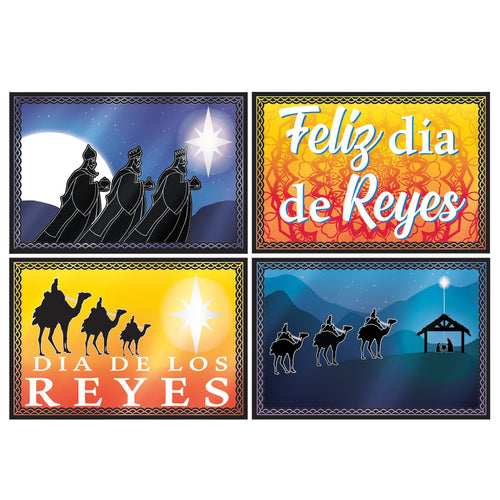 Beistle Foil Three Kings Day Cutouts - Christmas/Winter | Party Supply