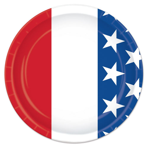 Beistle Patriotic Plates | Party Supply | Decoration