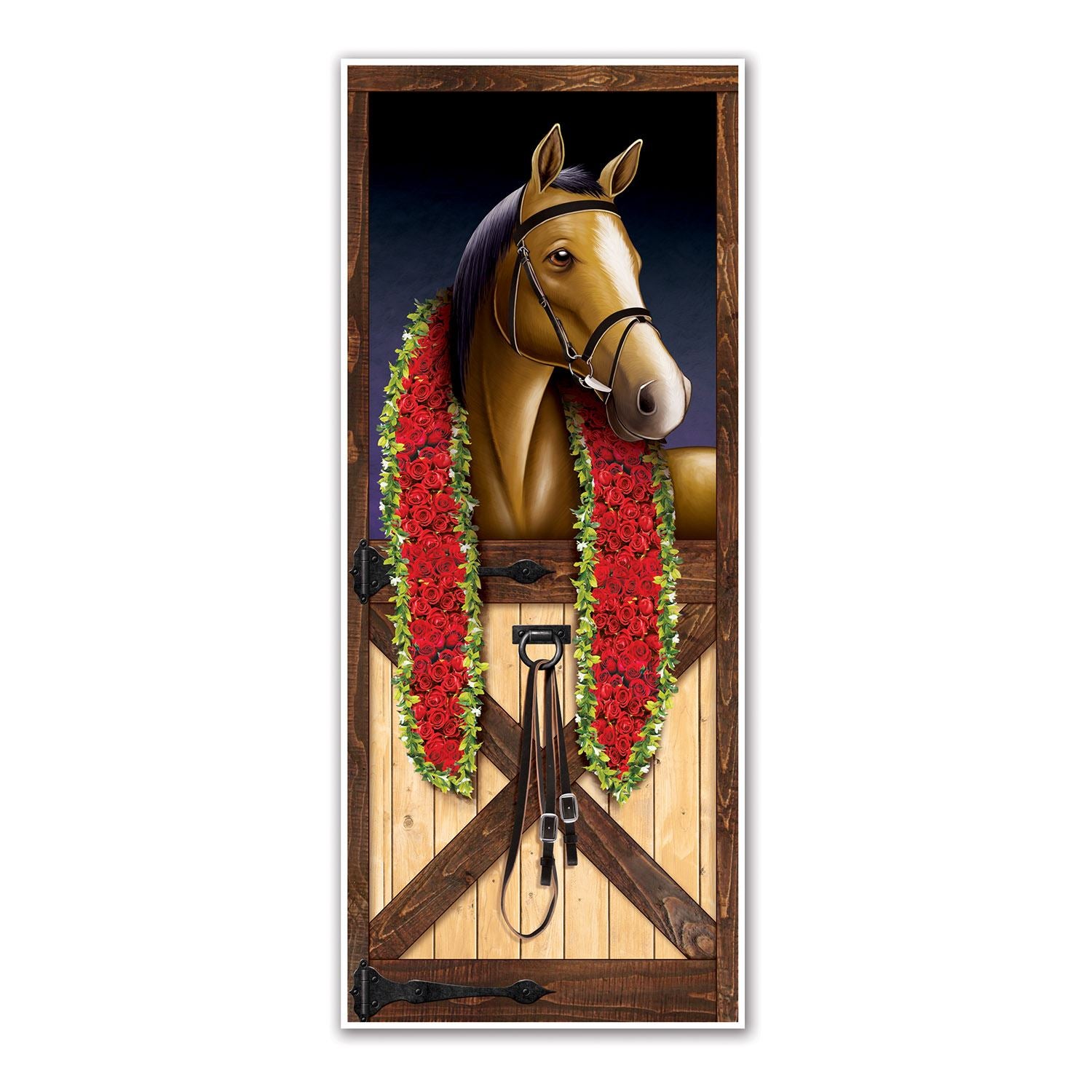 Beistle Horse Racing Door Cover - Derby Day | Party Supply | Decoration