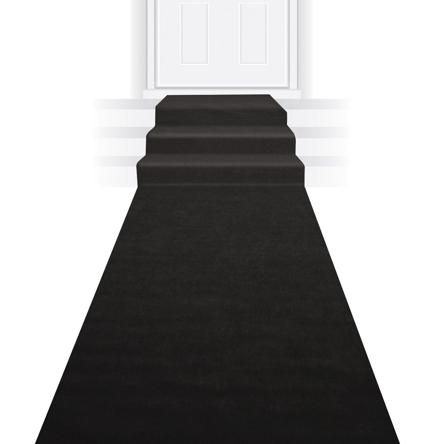 Beistle Black Carpet Runner - Party Supply Decoration for General Occasion