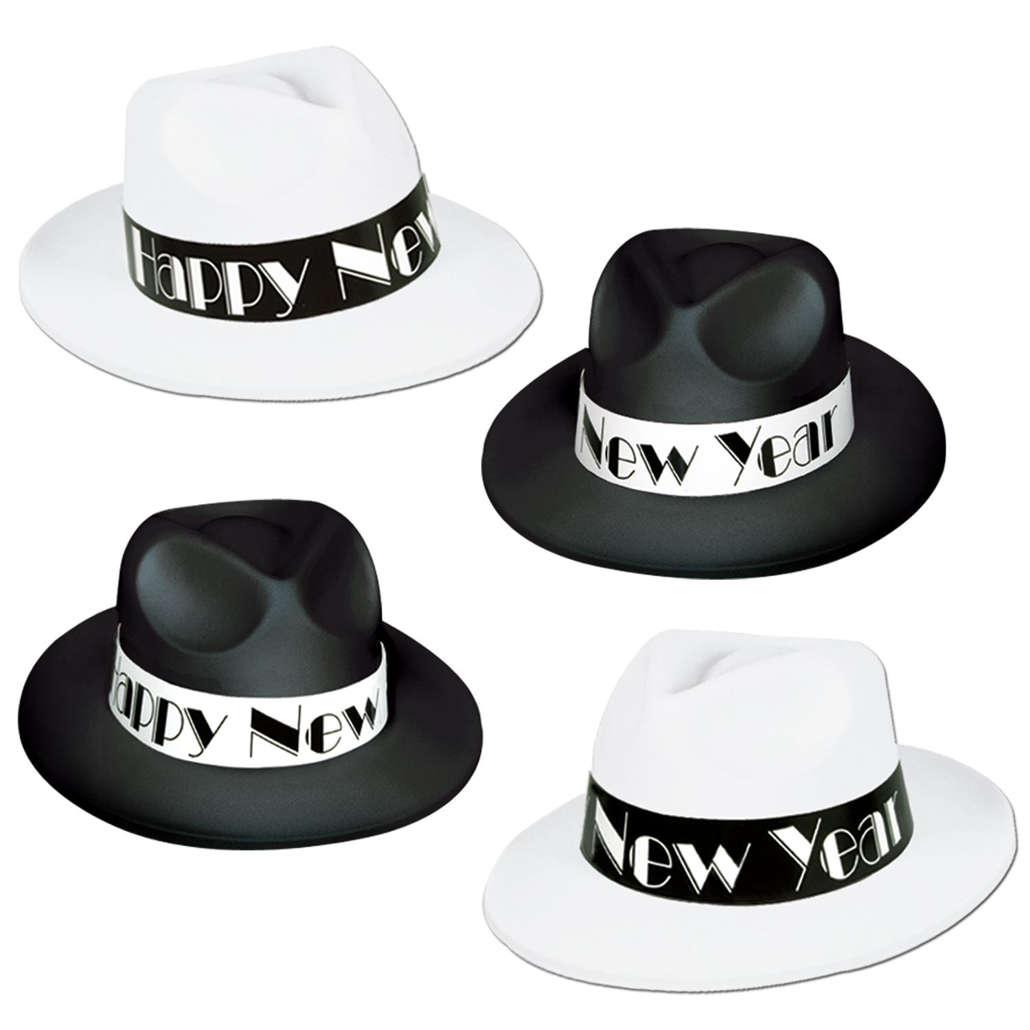 Beistle Chicago Swing New Year Fedoras - New Years | Party Supply | Decoration