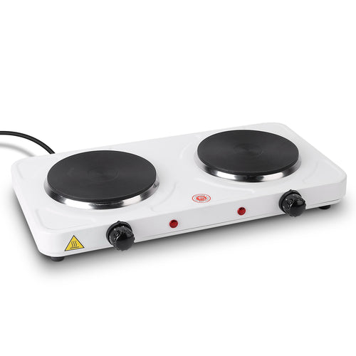 2000W Double Electric Burner Portable Dual Counter Stove Countertop Hot Pla 6179