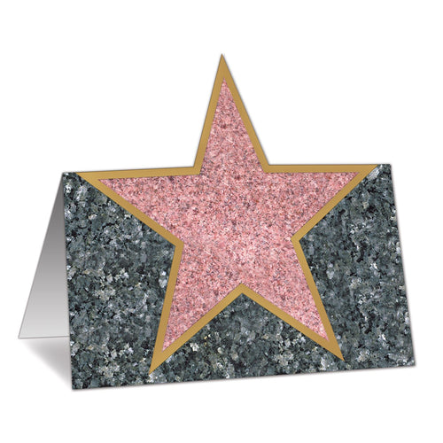 Beistle Star Place Cards - Awards Night | Party Supply | Decoration