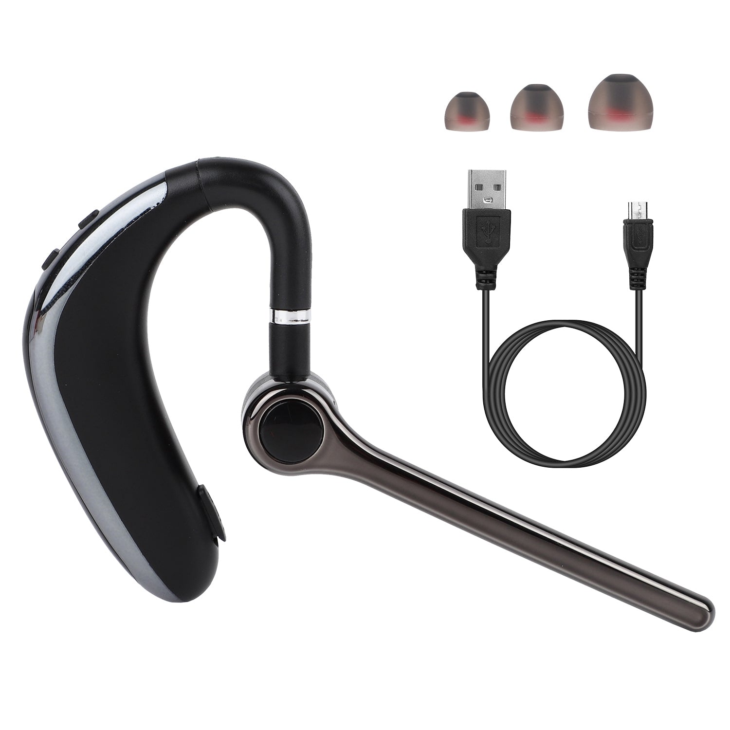 Wireless V5.0 Earpiece ENC Driving Earbuds 180° Rotatable Left Right Ear Fit