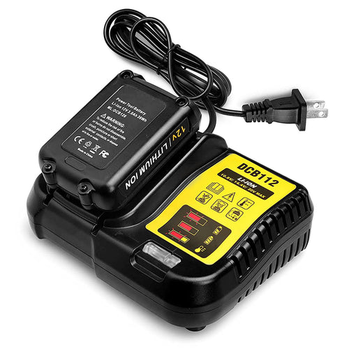 Rapid Charger Replacement Fit for Dewalt 10.8-20V Battery DCB107 DCB101 DCB200